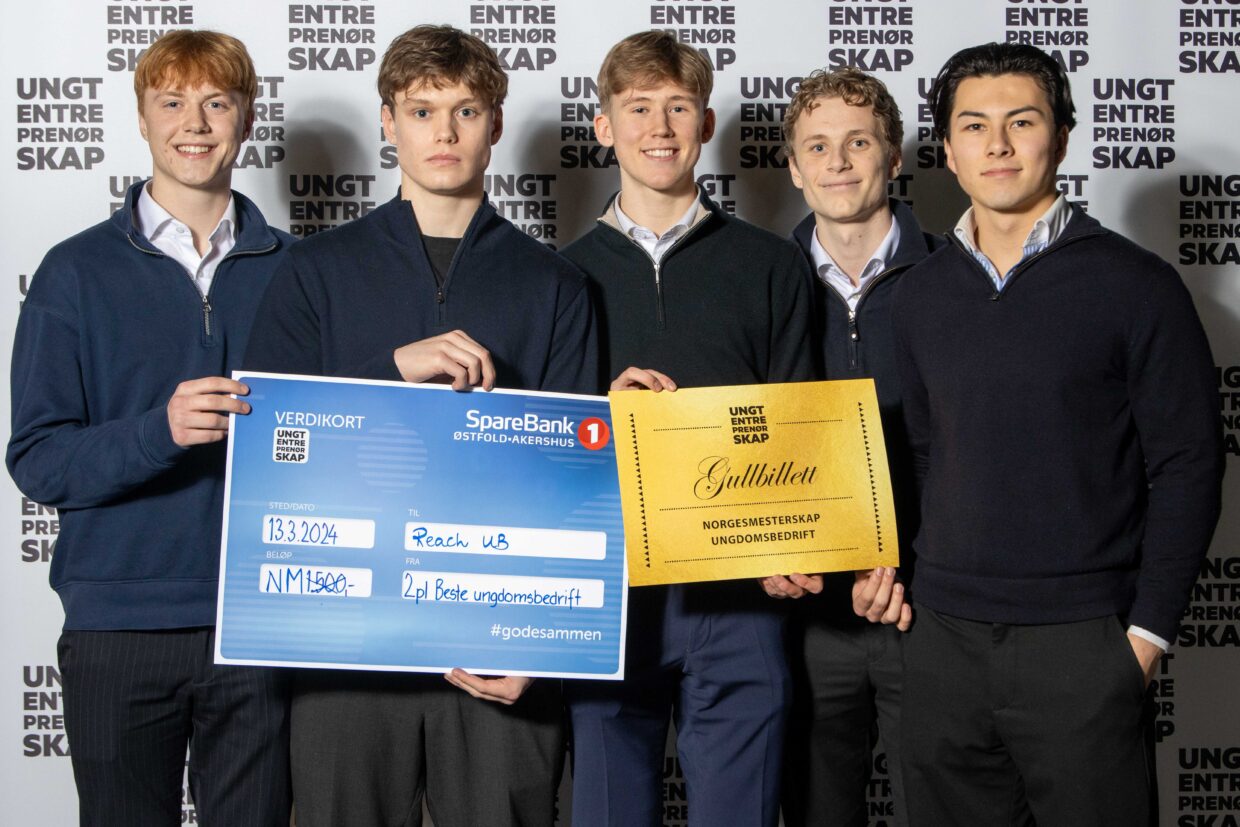 2 PL Beste Ungdomsbedrift Reach UB Frederik II vgs