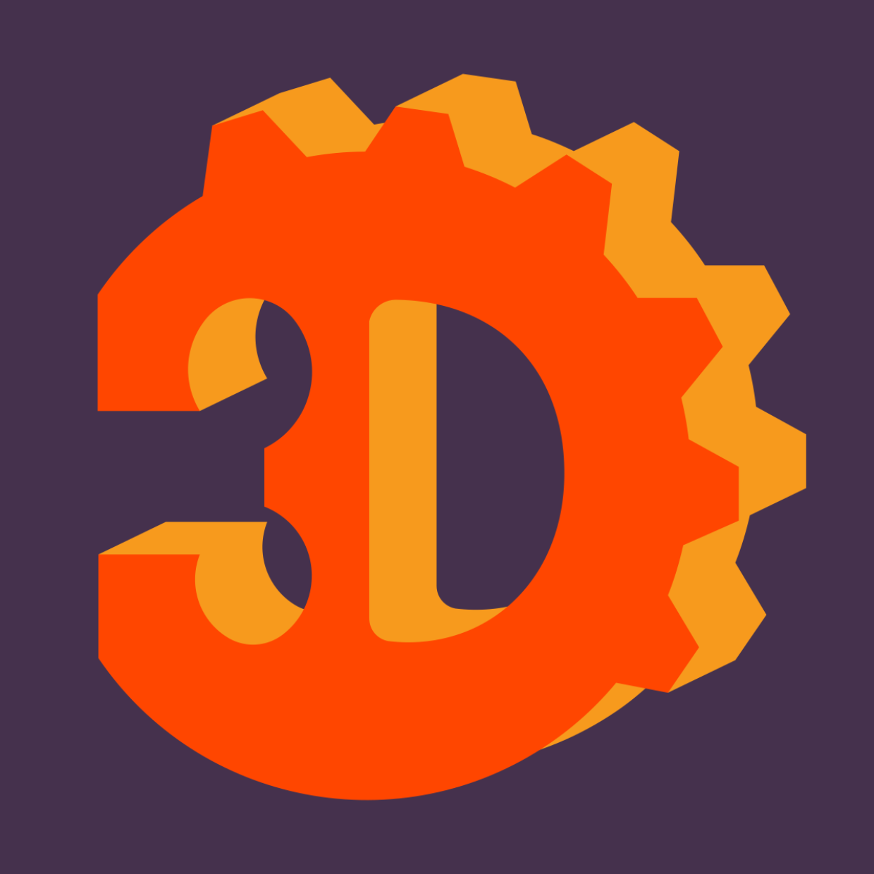 3 D Verkstedet UB logo