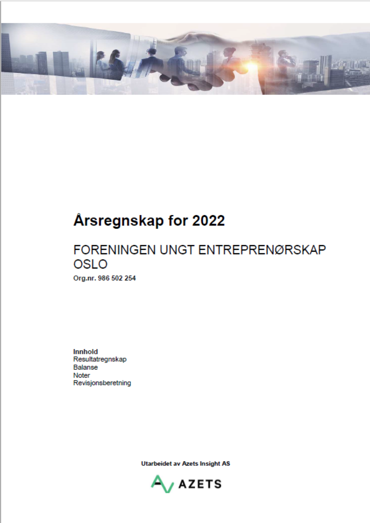 Arsregnskap UE Oslo 2022 1
