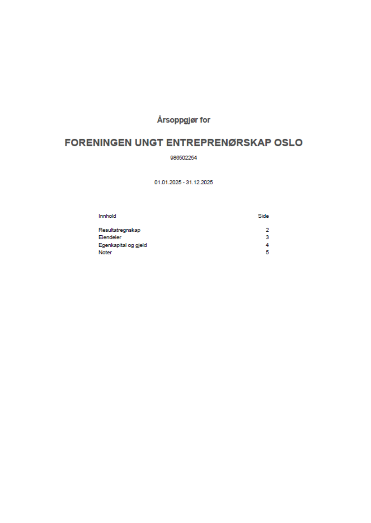 Arsregnskap UE Oslo 2026 1