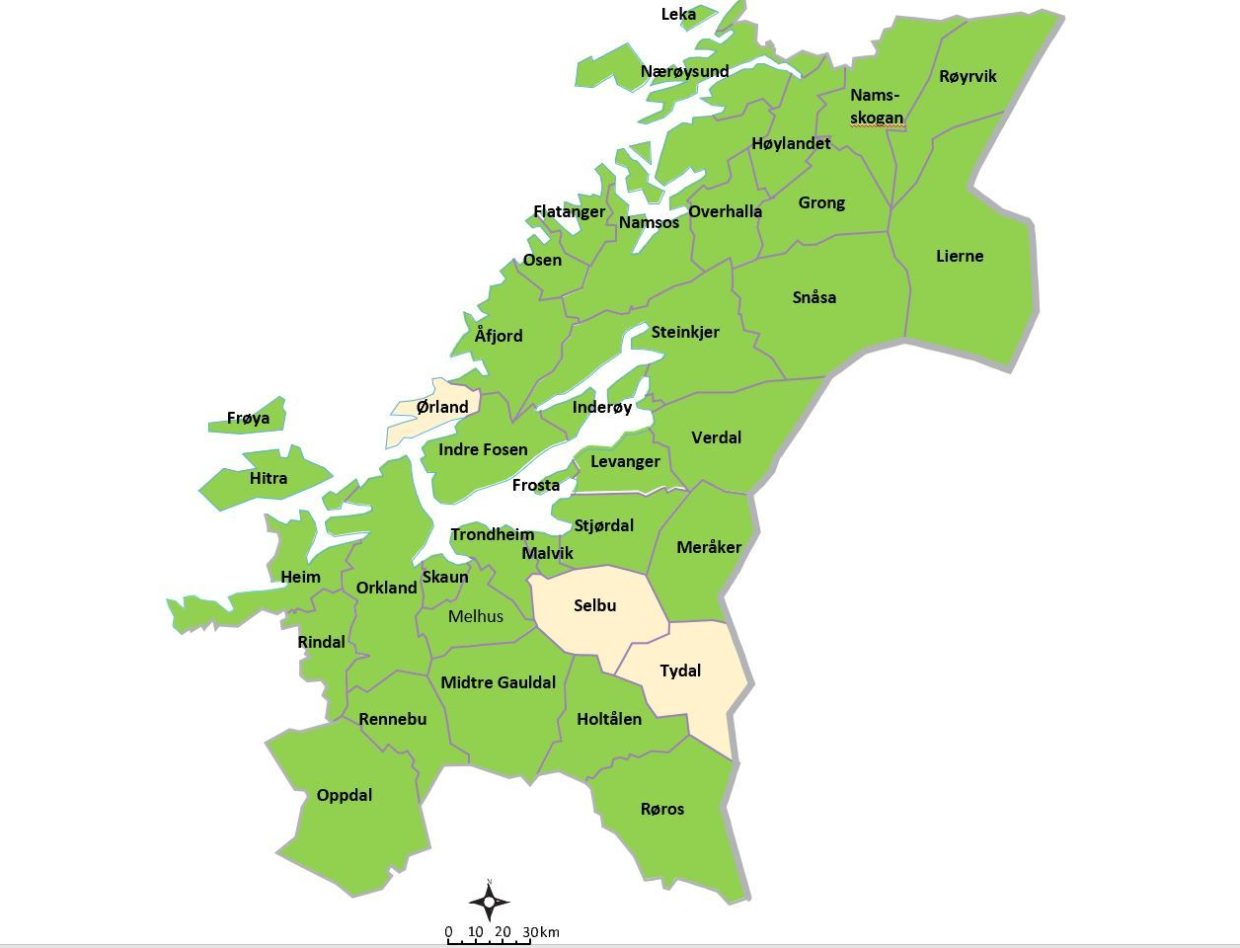 Kommuneavtaler i Trøndelag 2022