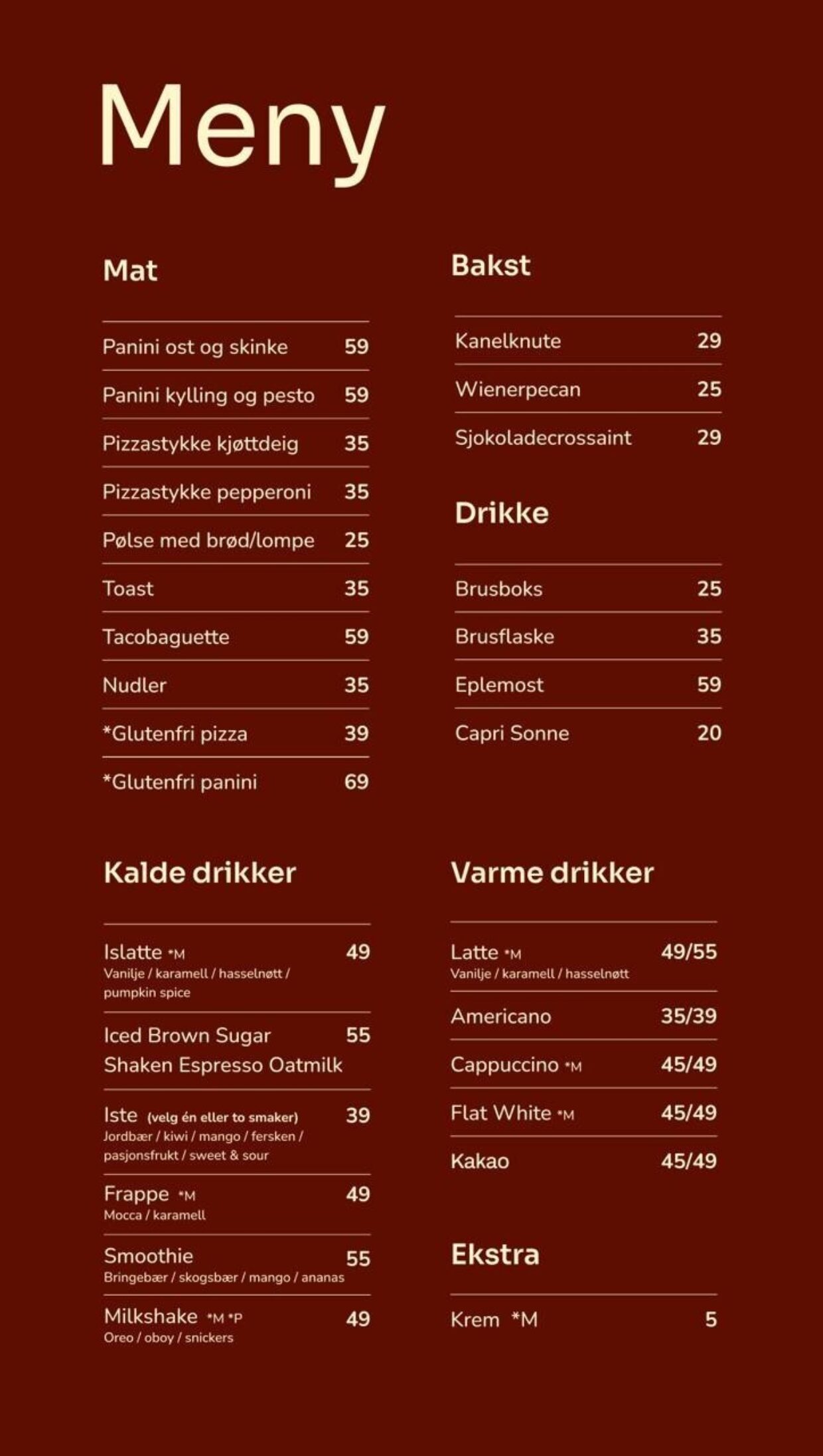 Meny FM Ostfold 2026