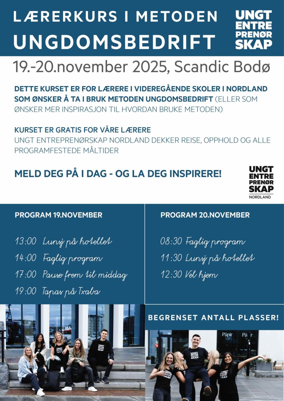 Onepager laerekurs nettside